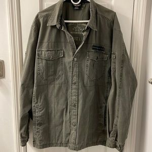Vintage Harley Davidson army jacket